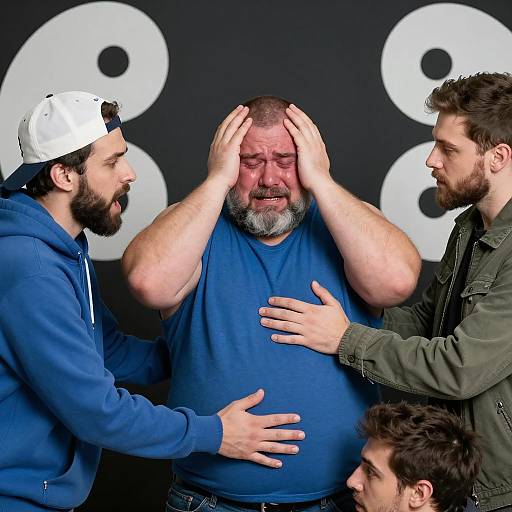 Emotional Encounter: Four Men's Turmoil