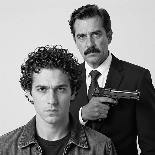 Dramatic Black and White Portraits of Men