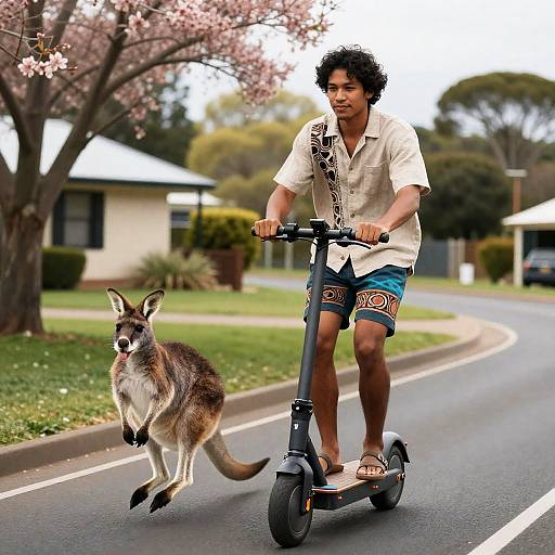 Coastal Spring Ride with Wallaby Joey