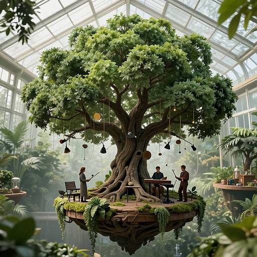 Invisible Architects of the Floating Tree