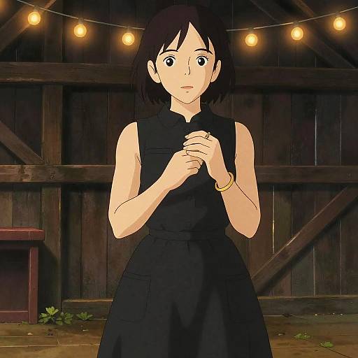 Petite Woman in Minimalist Shirtdress