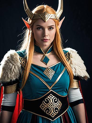 Sexy Freyja Wion Cosplay Photoshoot