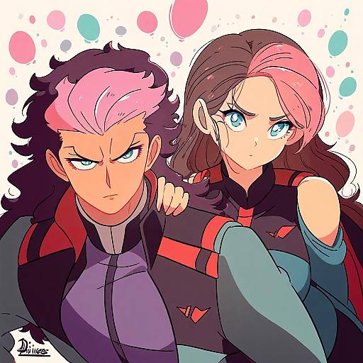 Illustration of Guel jeturk, gundam in the style of Diives