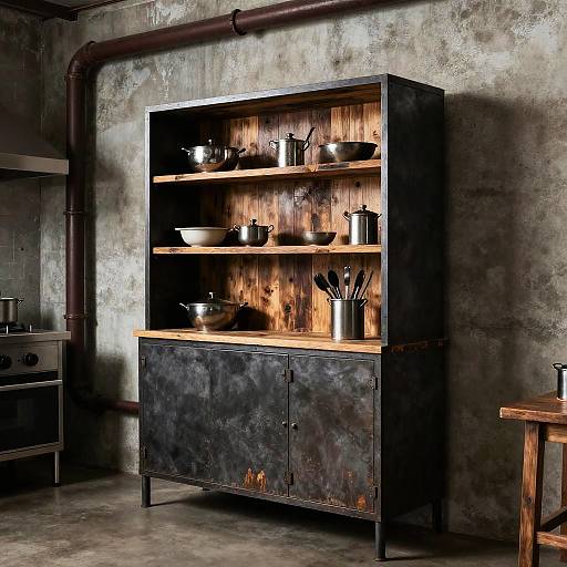 Industrial Kitchen with Urban Loft Vibe