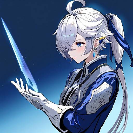 Illustration of Alphinaud leveilleur, final fantasy in the style of Take (trude1945oneetyan)