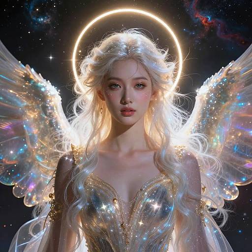 Celestial Being with Translucent Wings