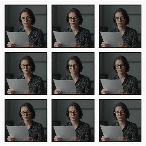 Industrial Portrait Series in TV Frames