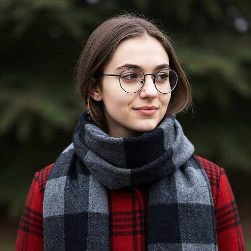 Charming Young Woman in Nature