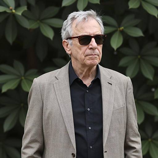 Stylish Middle-Aged Man in Nature