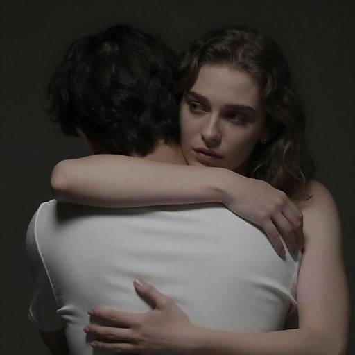 Intimate Embrace in Shadows