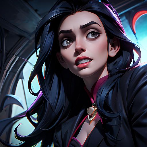 Mysterious Solo Vampire Portrait