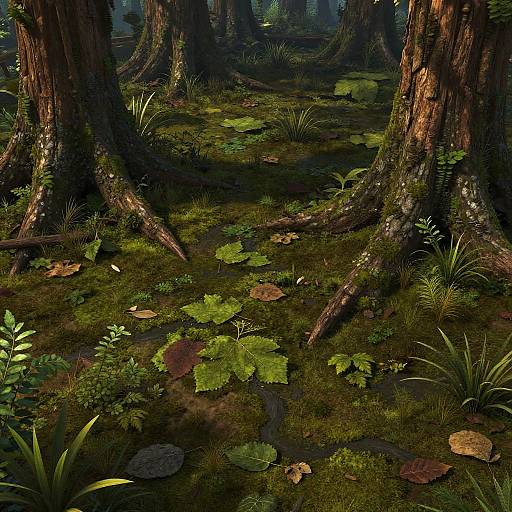 Fantasy Forest Floor Texture Generator