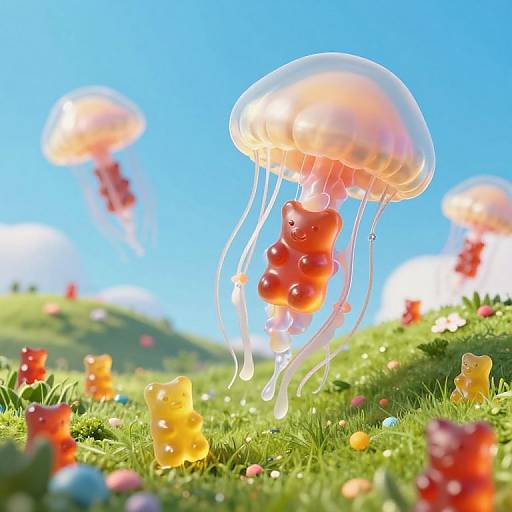 Gummy Bear Hills and Sleepwalking Jellyfish