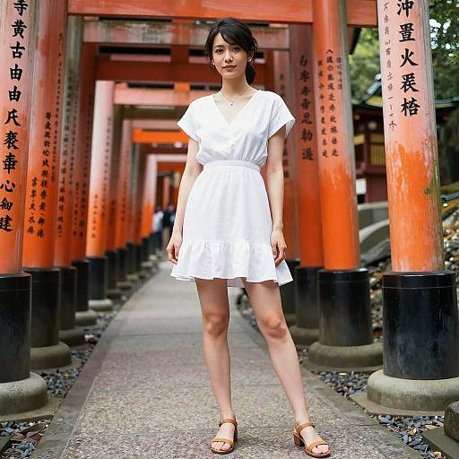 Casual Summer Elegance by Temple Archway