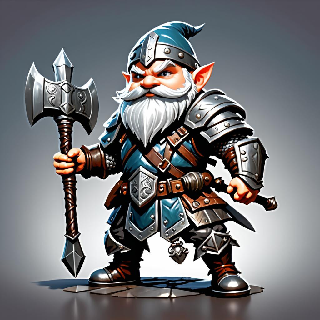 Dumbfounded Gnome Rogue Illustration