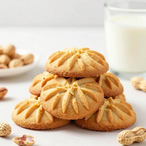 Egg-Free Golden Peanut Butter Cookies