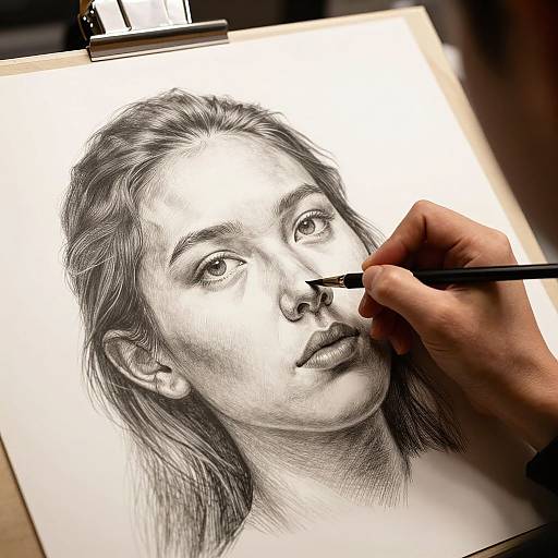 Realistic Pencil Portrait Drawing Tutorial