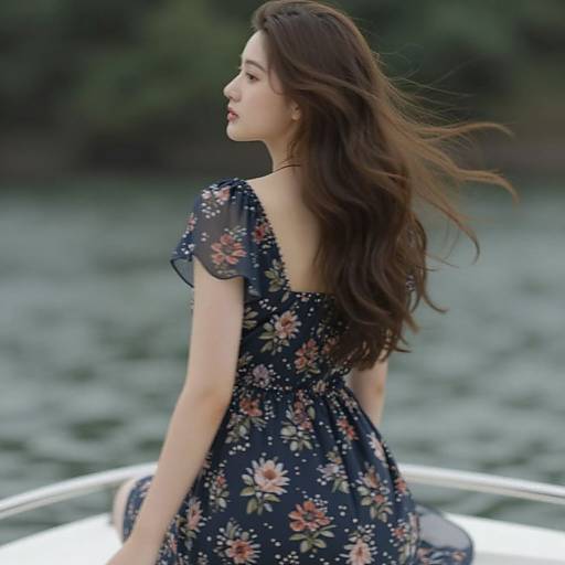 Solo Boat Party Dress Outdoors