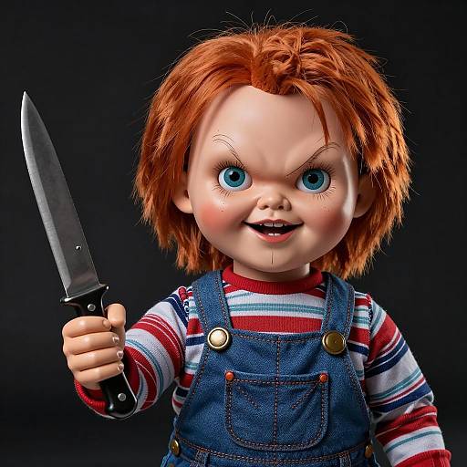 Fierce Chucky Doll in Action