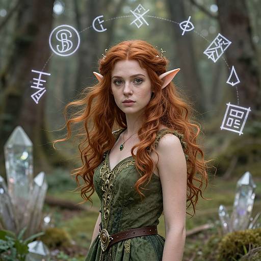 Young Elf with Ethereal Runes
