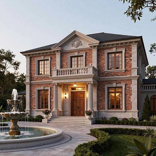 Realistic Classical European Mansion