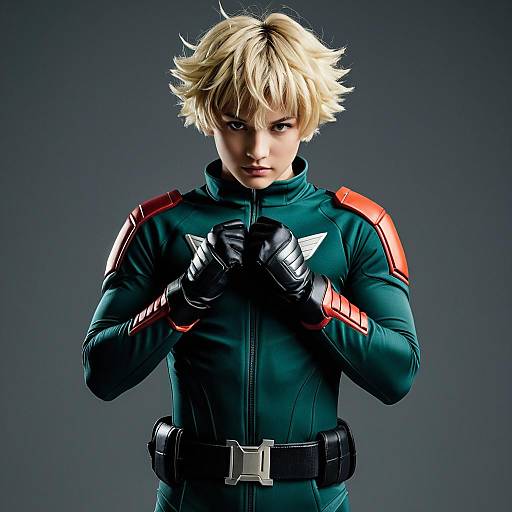 Realistic Hero Academia Character Portrait