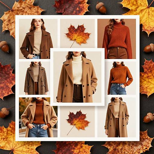 Fall Fashion Moodboard Collage