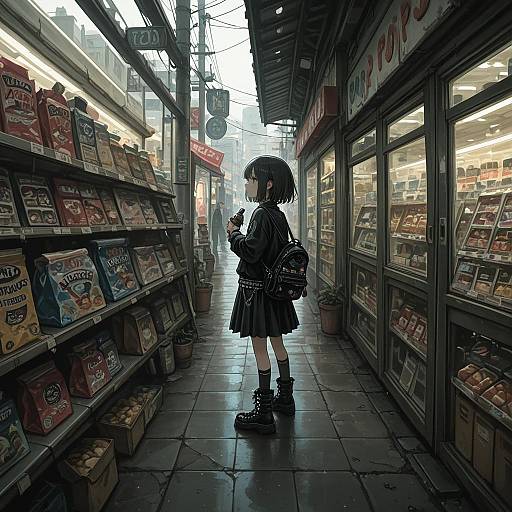 Pop Punk Girl Shopping Trip