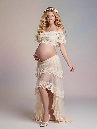 Ethereal Bohemian Maternity Fairy Photoshoot