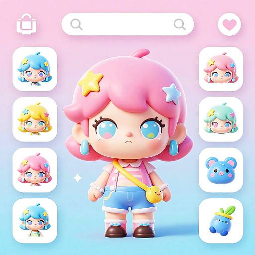 Chibi Avatar Creator Interface