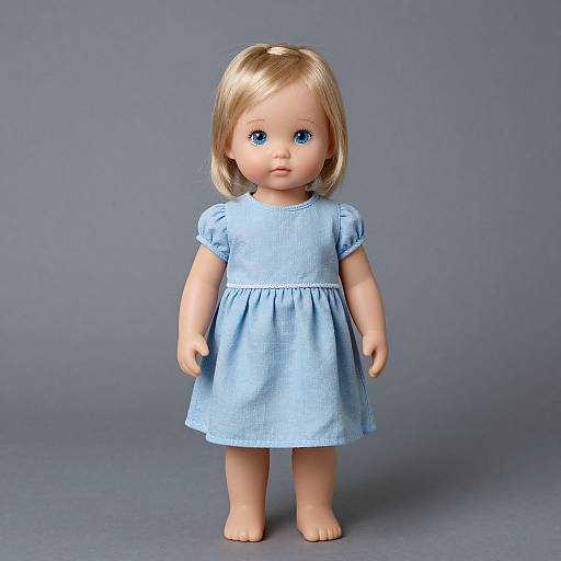 Toddler Rag Doll with Blonde Hair