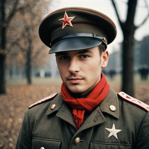 Realistic Union Soldier in Military Uniform