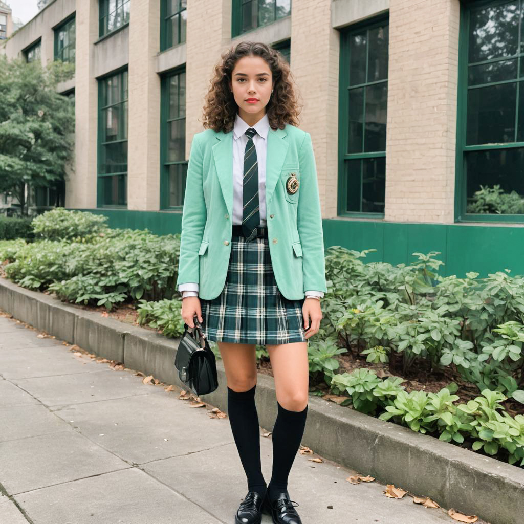 Petite Rebel in Seafoam Green Ensemble