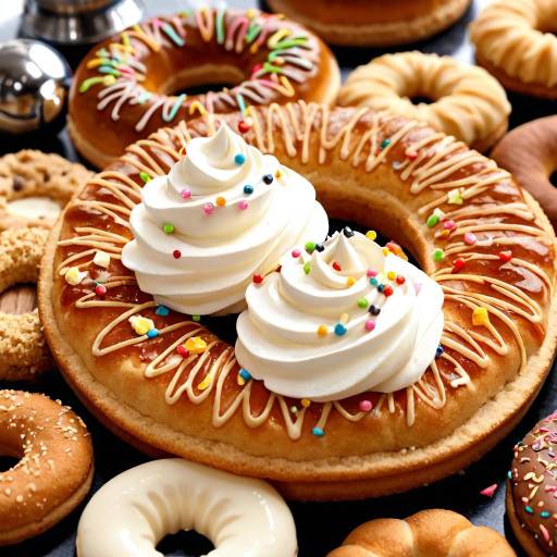 Delicious Dessert Close-Up with Sprinkles Delicious Dessert Close-Up with Sprinkles