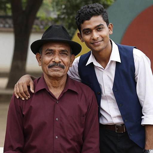 Candid Moment of Two Generations