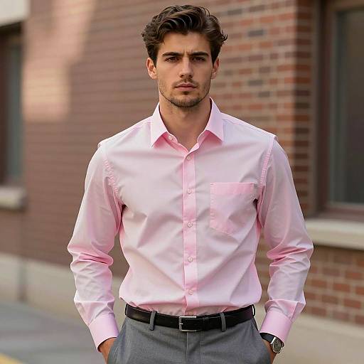 Casual Style Male Portrait Outdoors