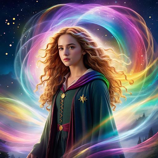 Celestial Hermione in a Dreamscape Celestial Hermione in a Dreamscape