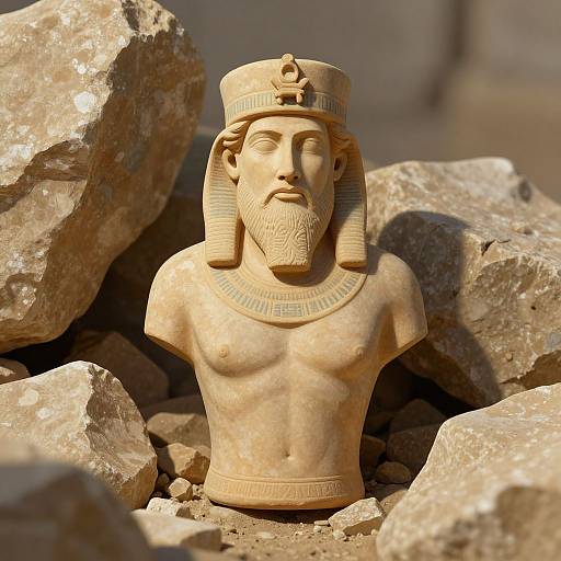 Ancient Phoenician God Melqart Figurine