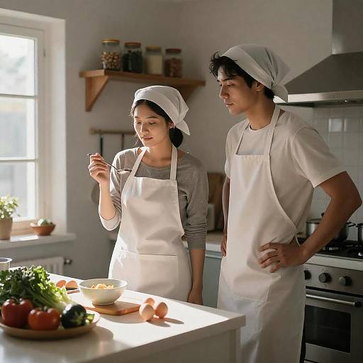 Warm Kitchen Moment with Friends