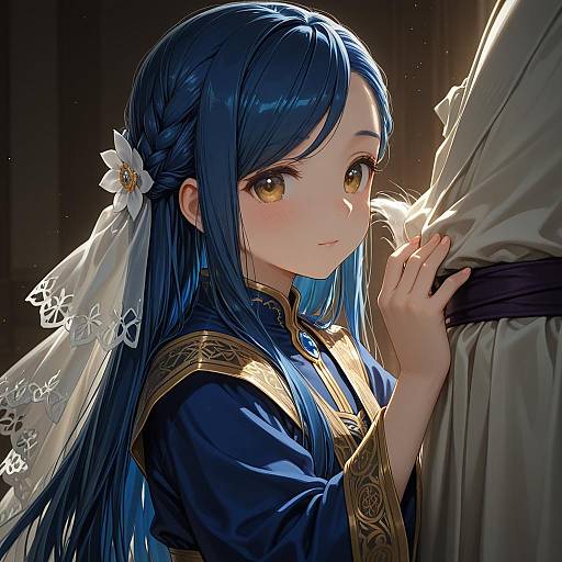 Illustration of Myne (honzuki no gekokujou), honzuki no gekokujou in the style of Ume (noraneko)