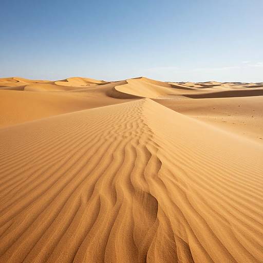 Surreal Liquid Gold Sand Dunes