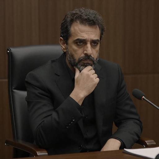 Moody Portrait of Bearded Man