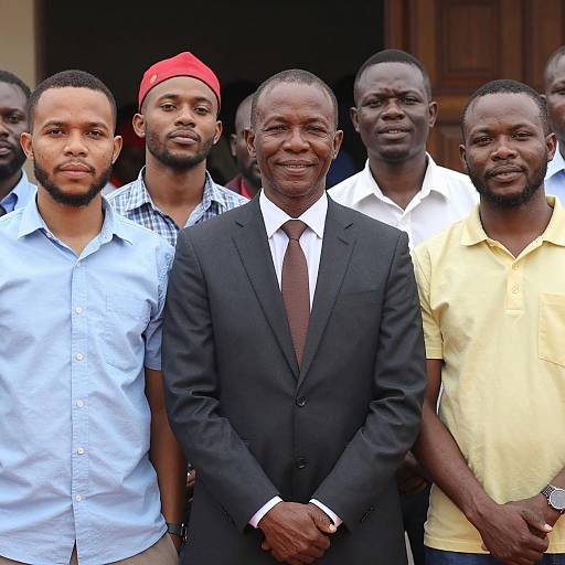 Casual and Semi-Formal Group Portrait