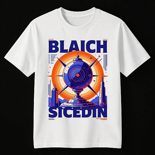 Futuristic AI T-Shirt Design Art