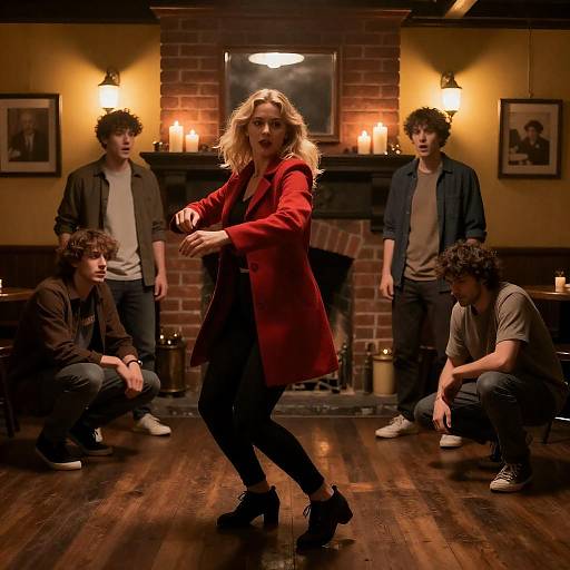 Dancing in the Warm Pub Lights