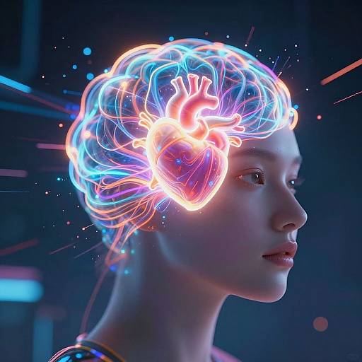 Cyberpunk Portrait of Inner Light