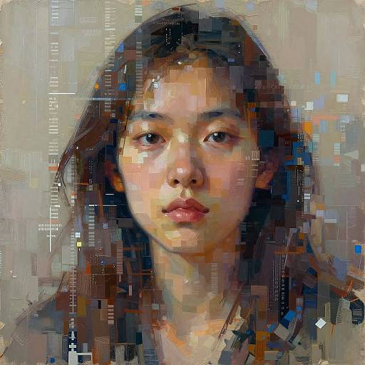 AI Digital Portrait Fusion Art