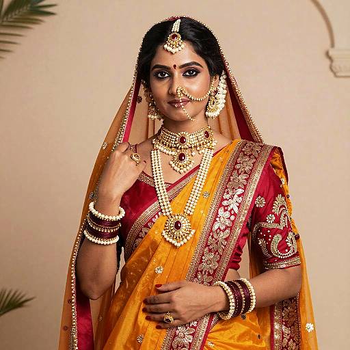 Traditional Indian Woman in Jewelry