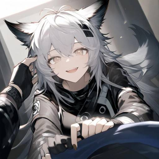 Wolf Girl with Animal Features