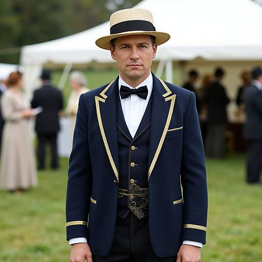 Photorealistic Vintage Gatsby Portrait